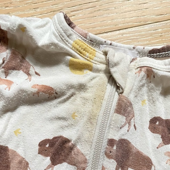 Angel Dear | PLAY Bamboo Zip Footie - Picture 2 of 2